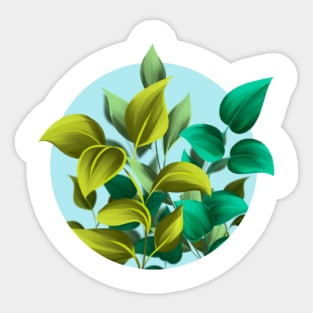 Leaves Sticker